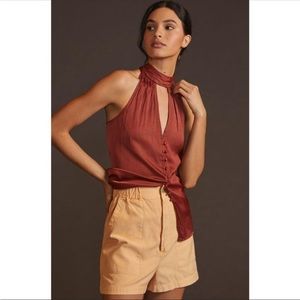 Citizens of Humanity Anthropology yellow shorts